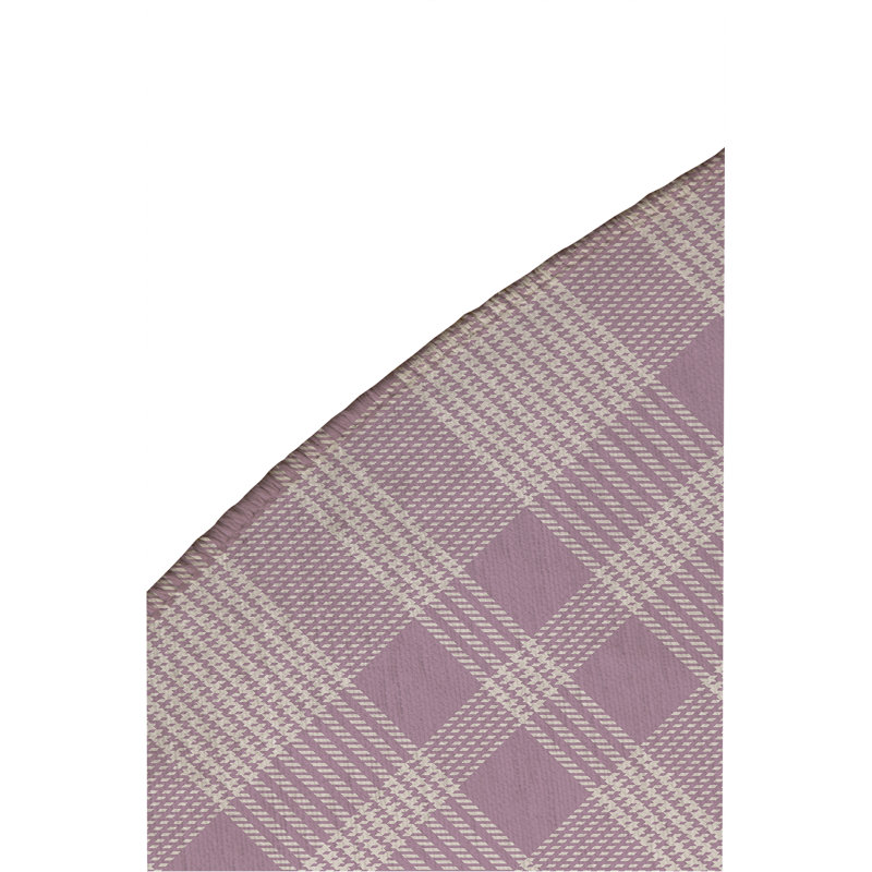 Tapis de jeu Lily Tartan, Rose