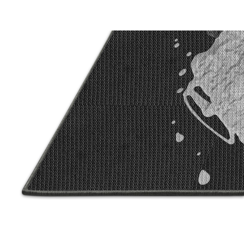 Abstract Indoor Rug, Rectangle 5' x 8'
