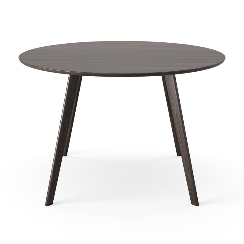 Table de salle à manger Ferdy, Noyer gris anthracite