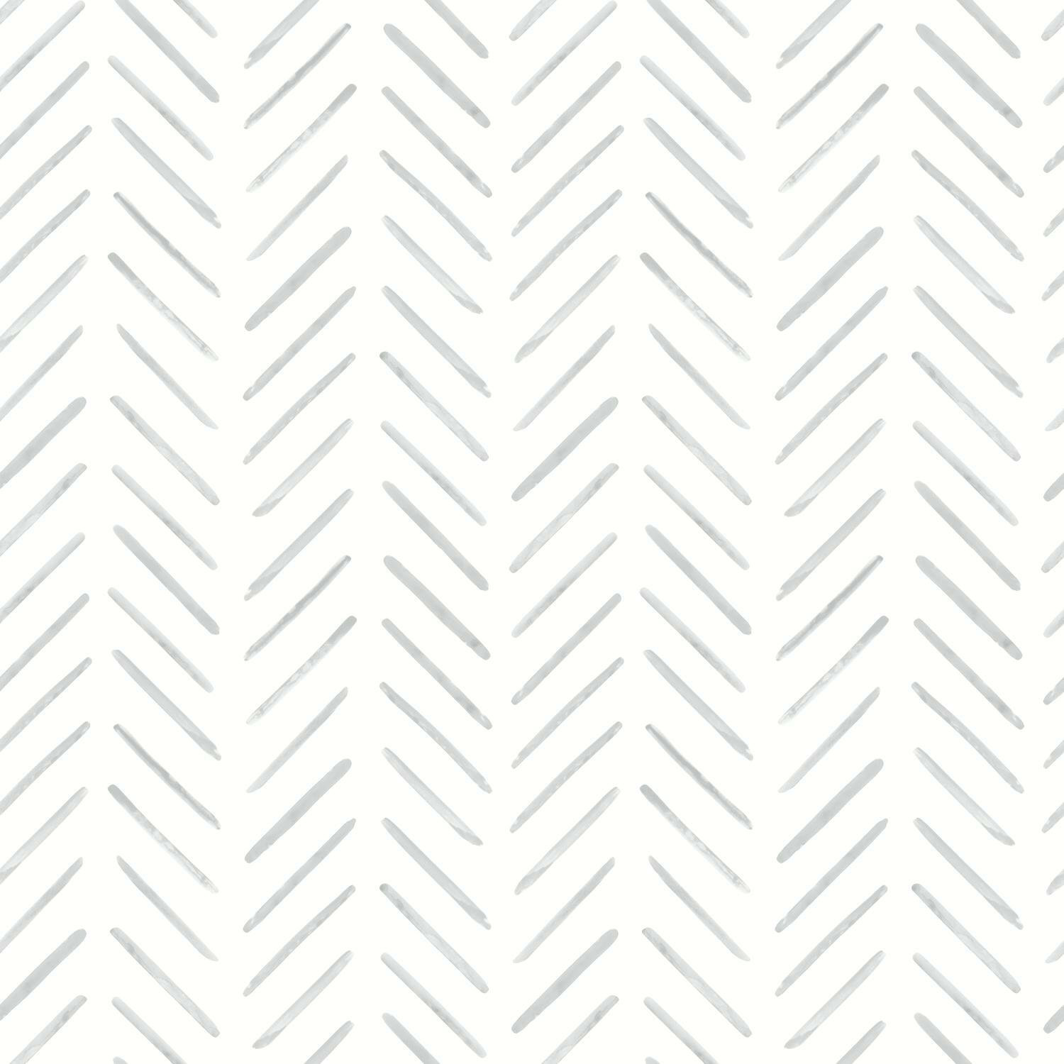 Pre-Pasted Paper Wallpaper Roll, Gray