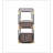 Heleris Smoky Glass Top & Black & Gold Finish Console Table