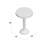 Beardall Aluminum Accent Table with Hammered Design-1490597057