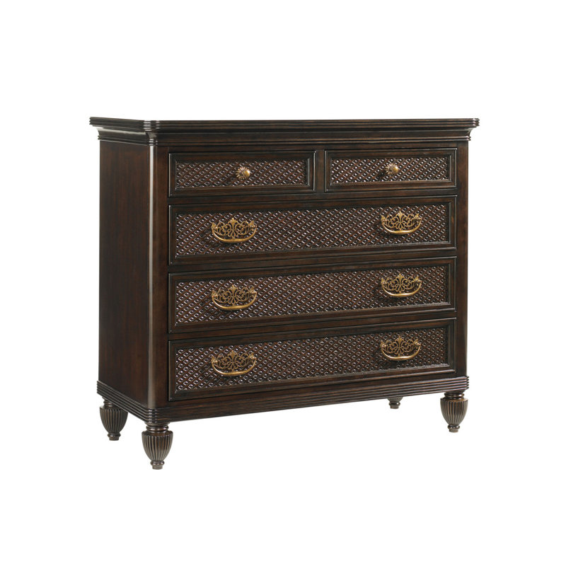 Royal Kahala 3 - Piece Solid Wood Bedroom Set, California King