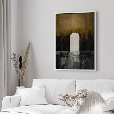 Impression sur toile de porte encadrée de chambre à coucher