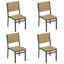 Travira Stacking Patio Dining Side Chair-984814453-955652729