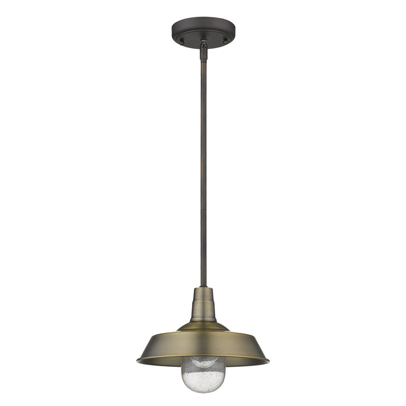 Sussman 1 - Light Single Pendant, Antique Brass