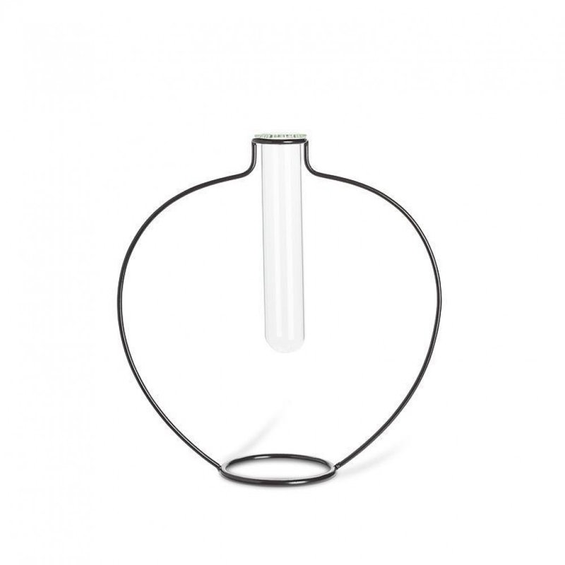 Wide Shape Frame With Test Tube Vase