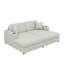 Canapé-lit surdimensionné de 86,5 po, canapé-lit modulaire en velours côtelé avec 2 coussins décoratifs, ports USB et porte-gobelets-852635970