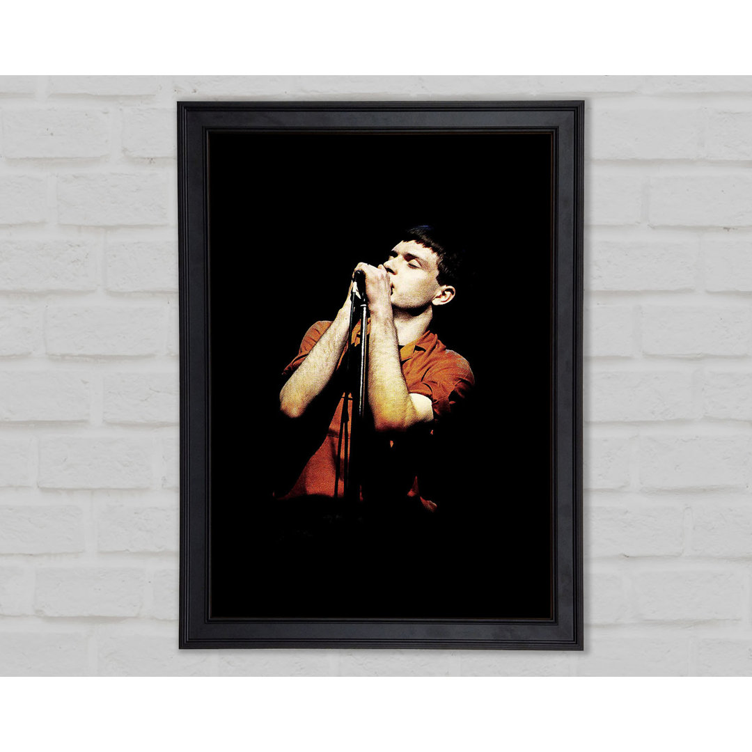 Ian Curtis Joy Division 02 - Einzelne Bilderrahmen Kunstdrucke