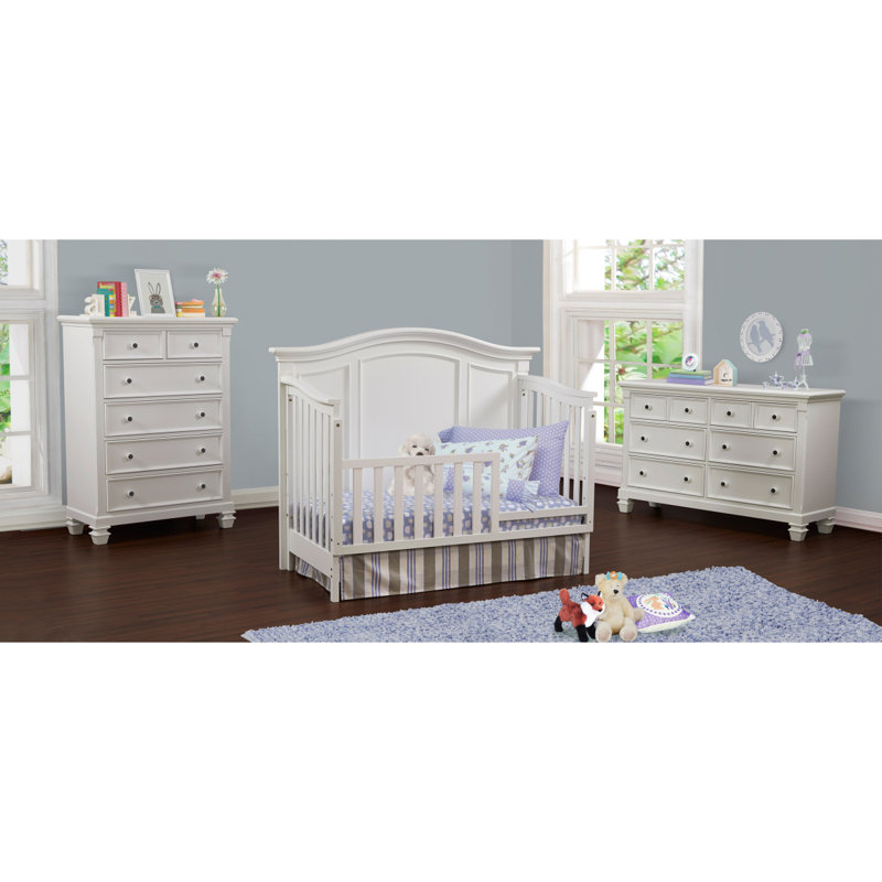 Commode 6 tiroirs Glendale blanc pur