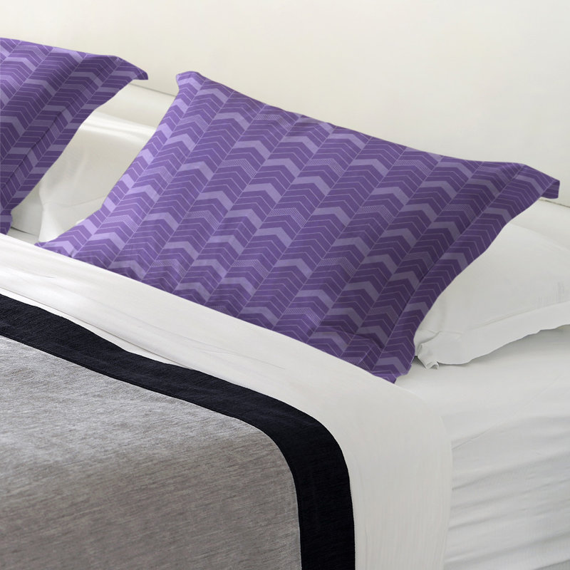 Taie décorative Rhonda, Très grand, Polyester, Mauve