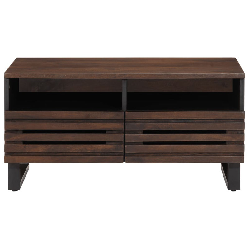 Akiem Coffee Table with Storage, Brown