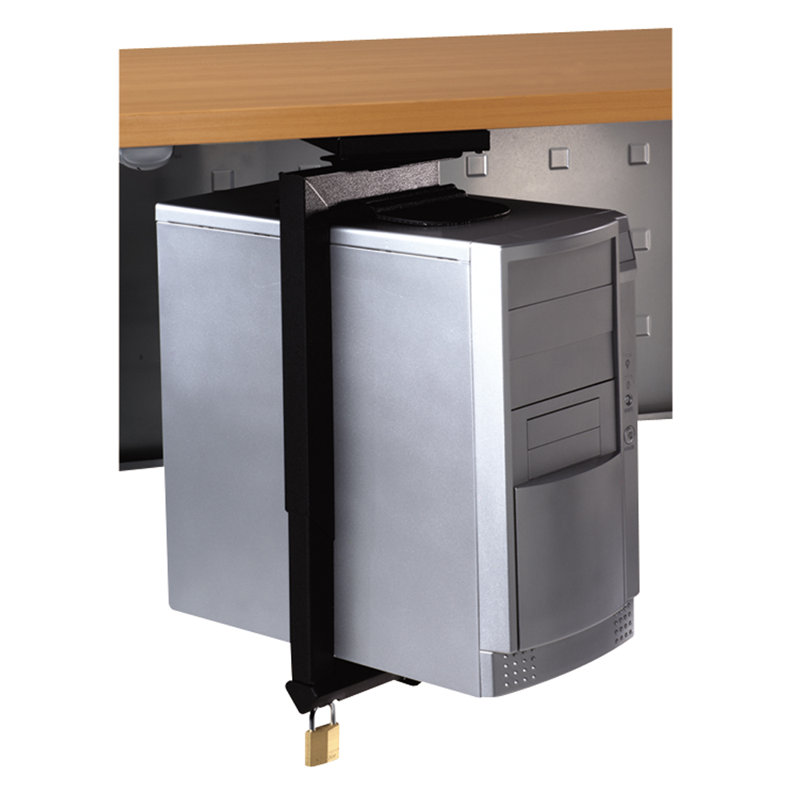 Darren 11.5" H x 4" W Desk CPU Holder Arm