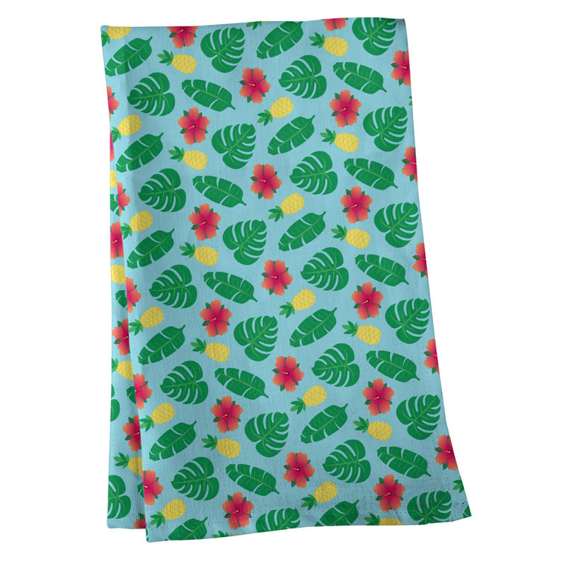 Mcguinness Tea Towel Kitchen Towel, Cotton Twill, Blue