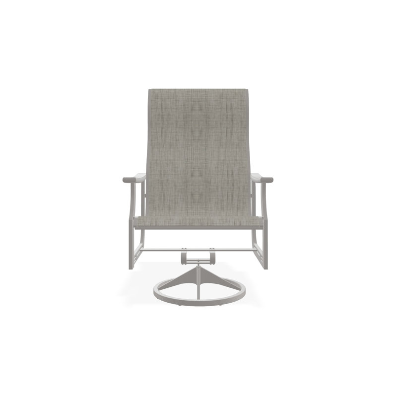 St. Catherine Polymer Outdoor Lounge Chair, Warm Gray, Deacon