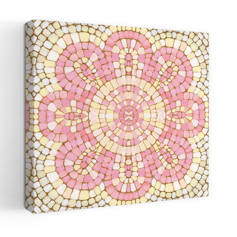 Botanical Mosaic Viii, art contemporain, H 48 po x l 48 po