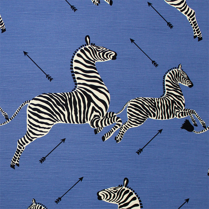 Tissu zèbres, Denim