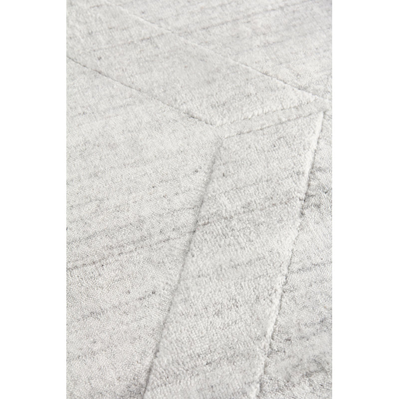 Castelli Chevron Hand-Loomed Ivory Area Rug, Rectangle 8' x 10'