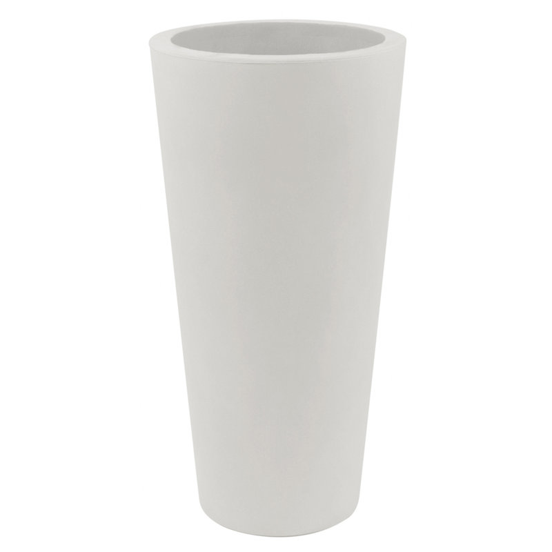 Pot à fleurs en résine Cono, H 47,25 po x l 23,5 po x P 23,5 po