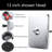 Rain Filtered Shower Head, 13'' High Pressure Rainfall,5 Modes Showerhead, With 16" Shower Head Extension Arm-124419218