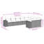 Ensemble de canapé de patio 9 pièces avec coussins en polyester noir Latitude Run®-2137898263