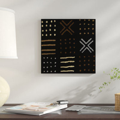 «Mudcloth Geometric Design II», impression sur toile