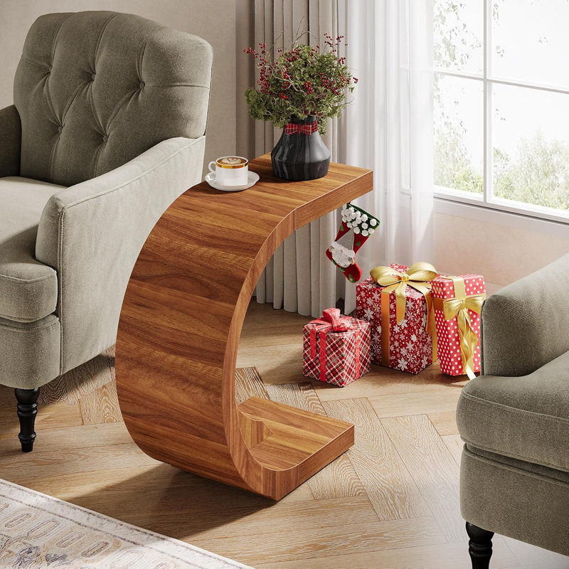Tribesigns Side Table, Brown