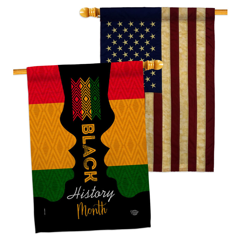 Double Sided 40'' H x 28'' W Polyester House Flag
