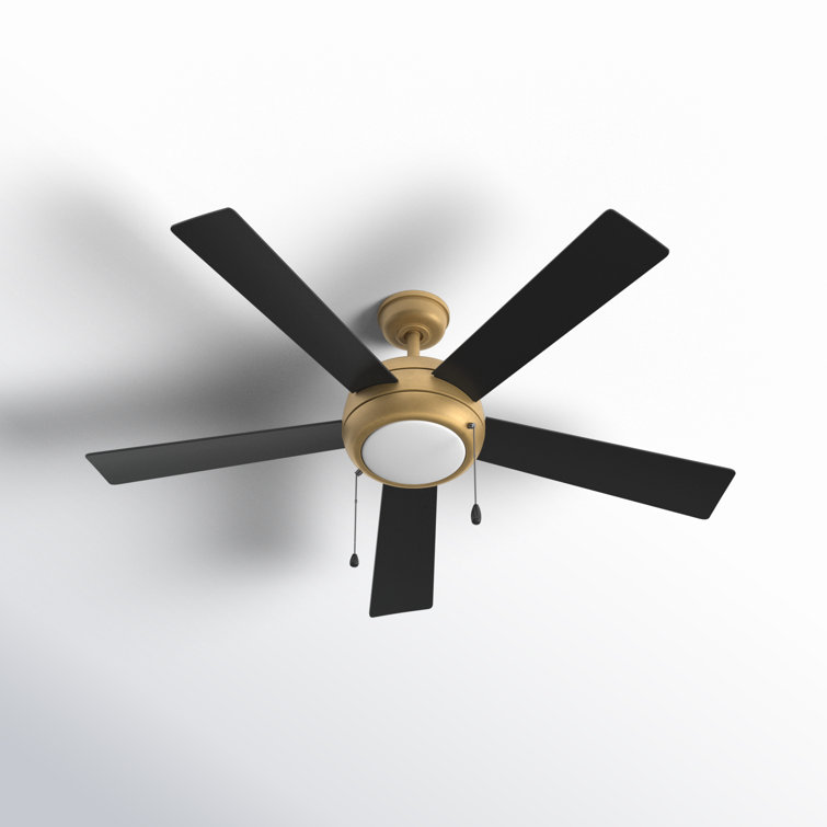 Marcin 52'' 5 Blade Ceiling Fan with LED Light Kit
