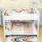 Queen Over Queen Wooden Bunk Bed With Ladder And Storage Shelves-1291891392
