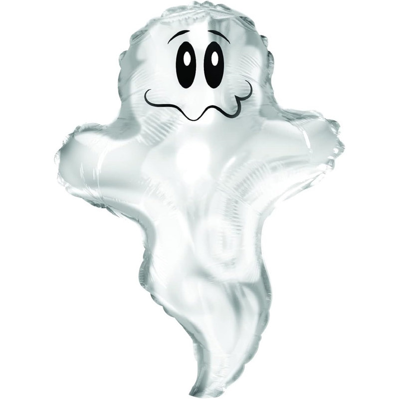Ballon en forme de fantôme volant Pmu 24 po pour décorations effrayantes de fête d'Halloween (1 / paquet)
