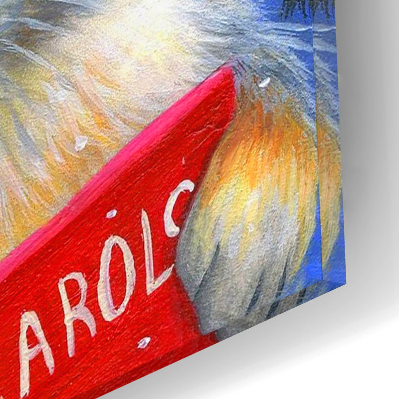«O Christmas Tree4» par Bridget Voth, acrylique, H 12 po x l 16 po x P 0,13 po