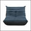 Fauteuil d'appoint luxueux avec capitonnage à boutons, microfibre anthracite, confortable et élégant pour le salon, 1 pièce-477053293