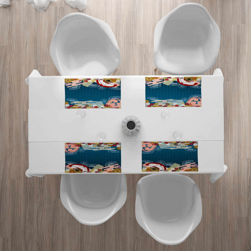 Polyester Abstract Rectangle Placemat