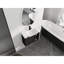 Meuble-lavabo mural 28 po avec lavabo en céramique blanche et porte à fermeture en douceur, emballage KD-132915523-132915525