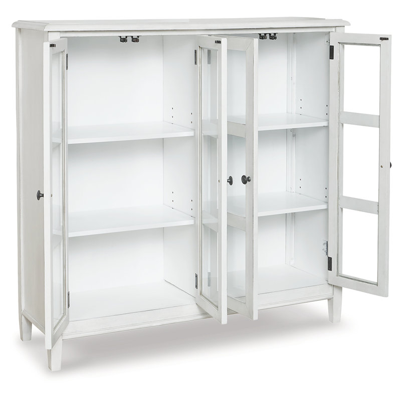 Gray Adjustable Shelving Office Accent Cabinet