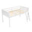 Lit mezzanine simple avec rangement portable-256205596