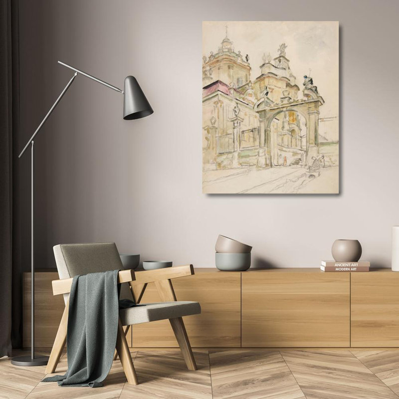 "Archcath cathédrale cathédrale de Saint-Jura à Lviv" par Ivan Ivanec - Art mural sur toile tendue avec châssis
