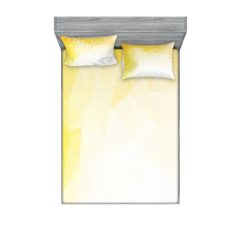 Drap-housse et coussin décoratif Ambesonne, Ensemble de draps pour très grand lit californien