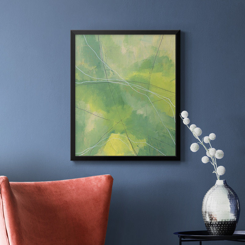 Toile encadrée de qualité supérieure Heartland II - prête à être accrochée, Noir, H 24 po x l 20 po