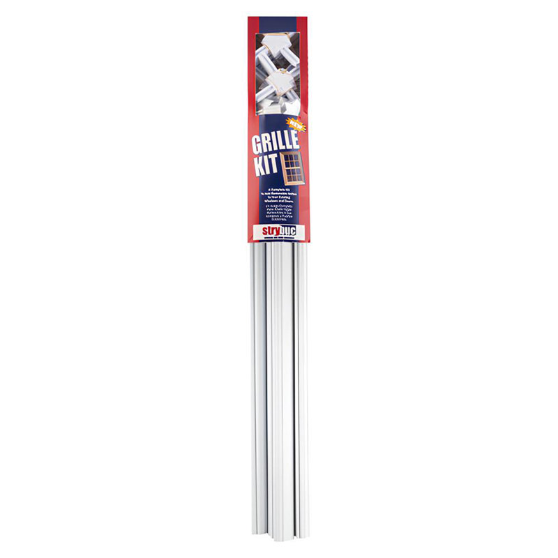 Ensemble de grille de fenêtre Brixwell 90-516 blanc en boîte
