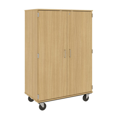 Classroom Storage Mobile Cabinet with Locking Doors / 36 Bins (3")