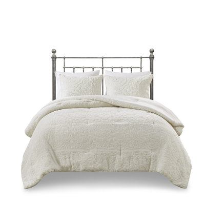 Orly Tufted Woven Medallion Comforter Set