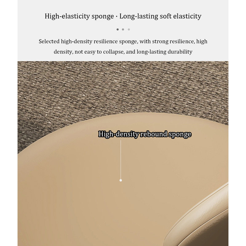 Chaise de salle à manger italienne en acier inoxydable