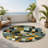 Earthly Cubes Indoor And Outdoor Area Rug-1237800174