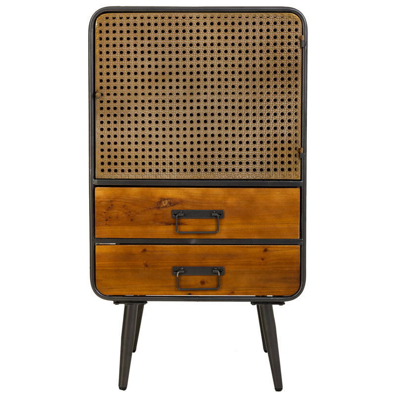 Bhandary Iron 1 - Door Rectangle Accent Cabinet
