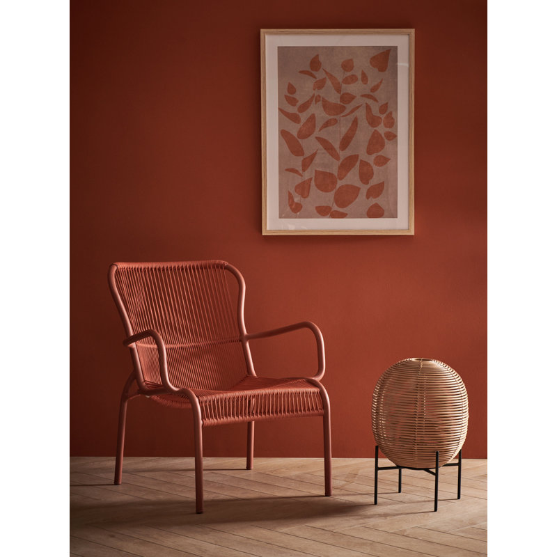 Loop Outdoor Lounge Chair, Terracotta