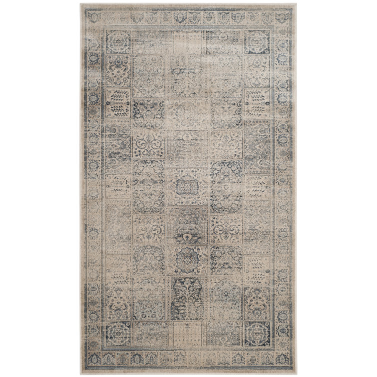 Tapis oriental pierre / bleu Evanoff