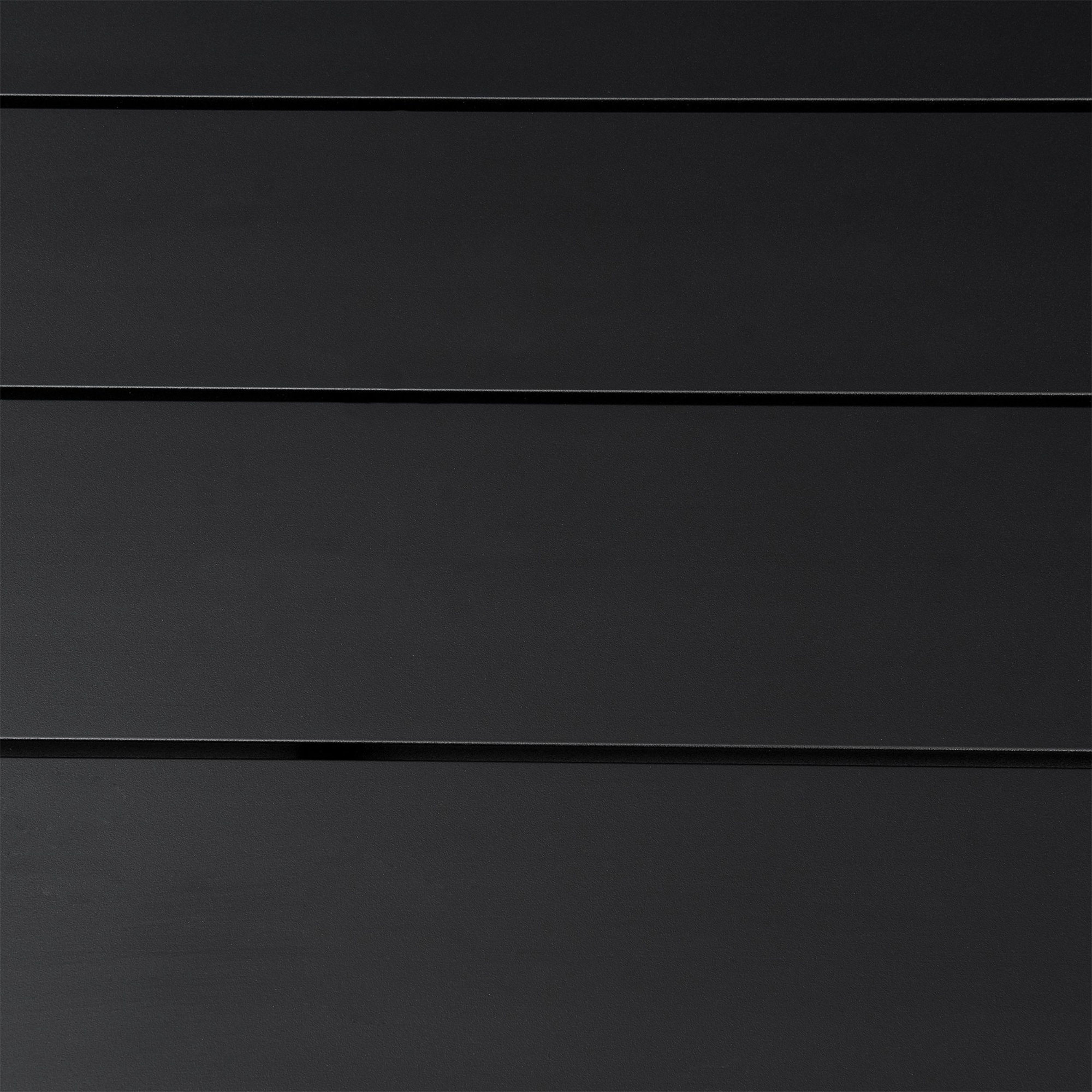 Scotia 79" Outdoor Patio Dining Table in Aluminum, Black