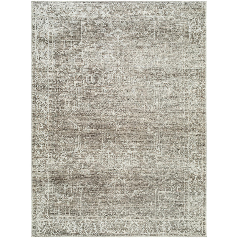 Tapis d'intérieur tissé à la machine Galey Alix x Livabliss Collins Avenue VII, Sauge, Rectangle 7 pi 9 po x 10 pi